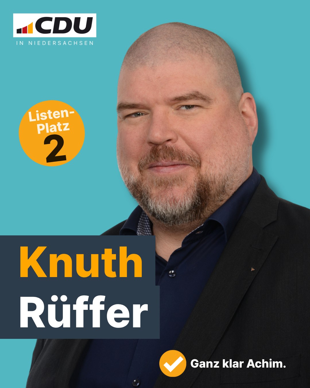 Knuth Rüffer – Kandidat Listenplatz 2, CDU Achim